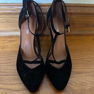 Free Prople strapped wedge heels